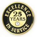 Excellence In Service Pin - 25 years